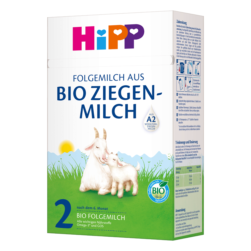 Bild: HiPP Folgemilch aus Bio Ziegenmilch