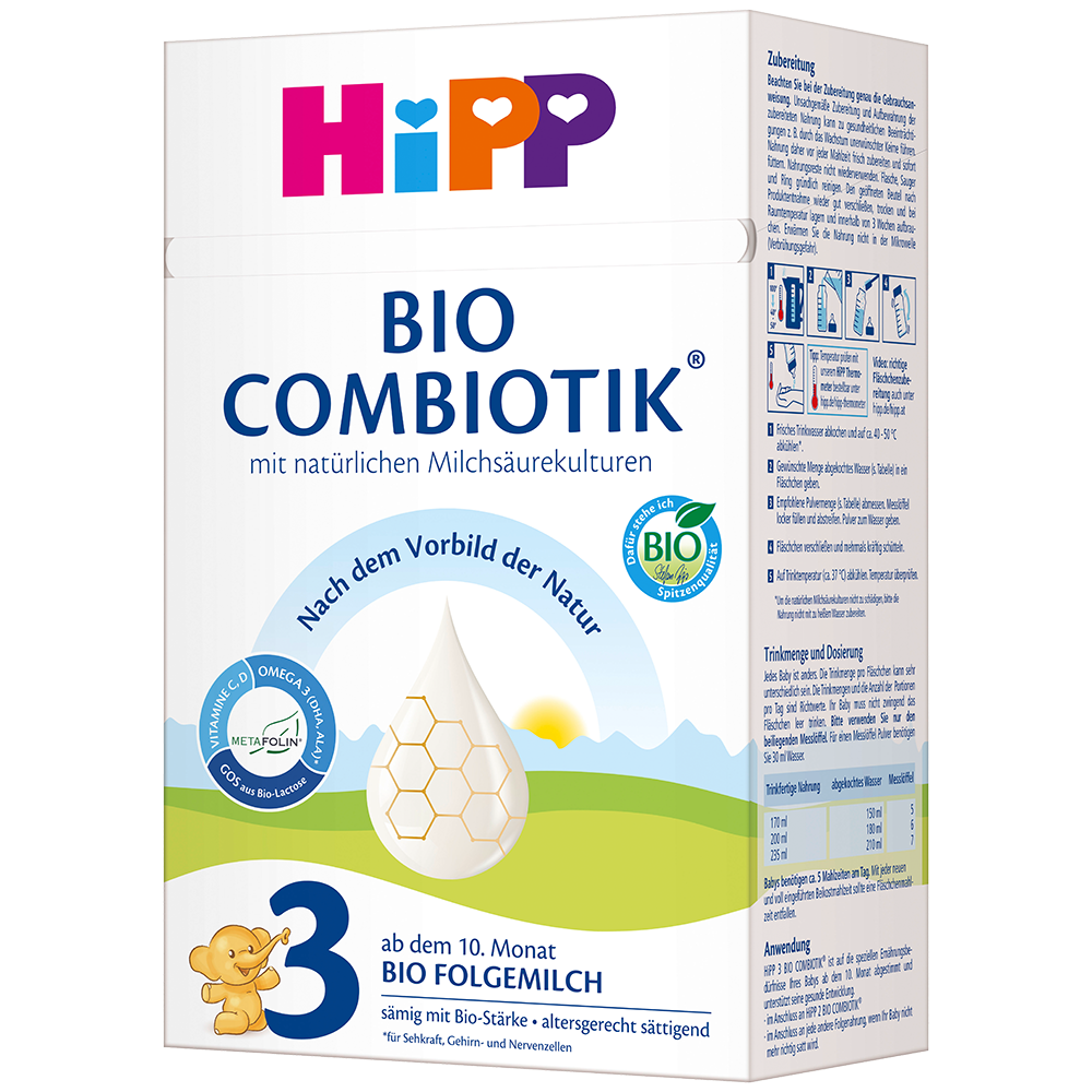 Bild: HiPP Bio Combiotik Folgemilch 3
