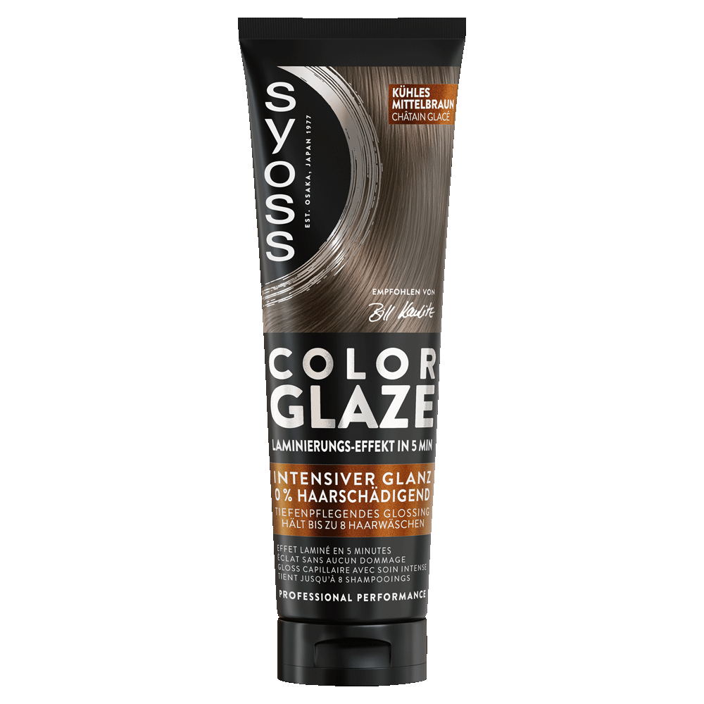 Bild: syoss Color Glaze Haartönung Kühles Mittelbraun
