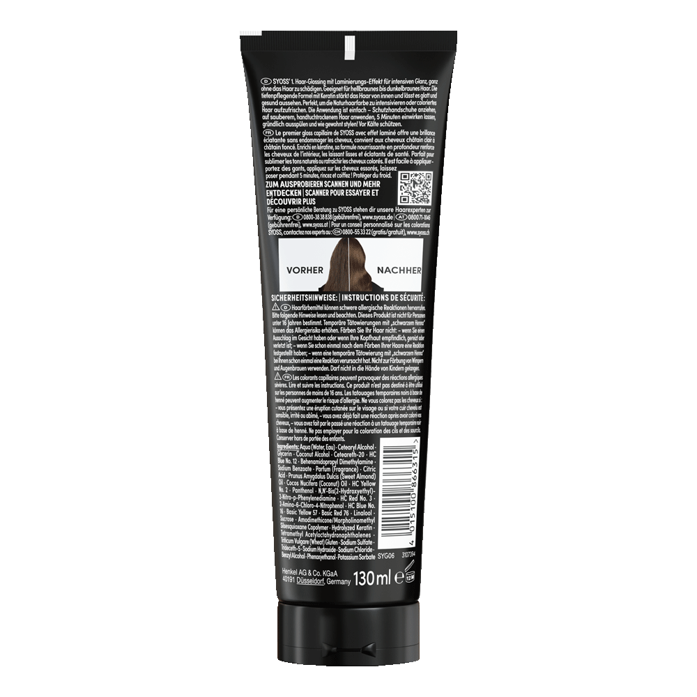 Bild: syoss Color Glaze Haartönung Intensives Braun