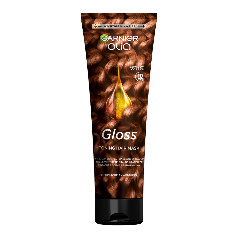 Bild: GARNIER Olia Gloss Tinted Hair Mask Cowboy Copper