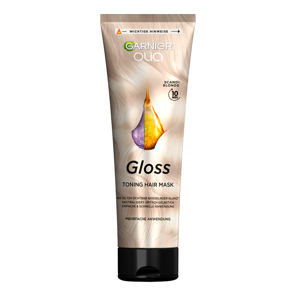 Bild: GARNIER Olia Gloss Tinted Hair Mask Scandi Blonde