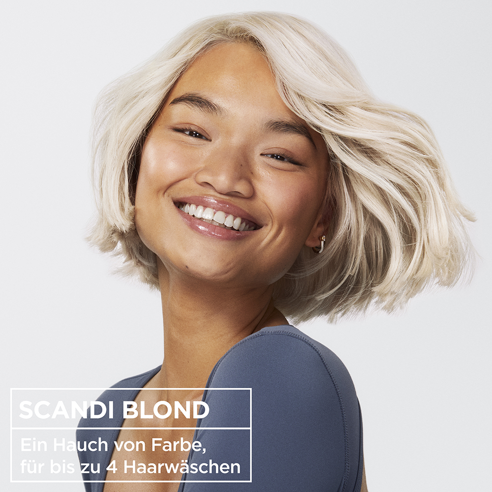 Bild: GARNIER Olia Gloss Tinted Hair Mask Scandi Blonde