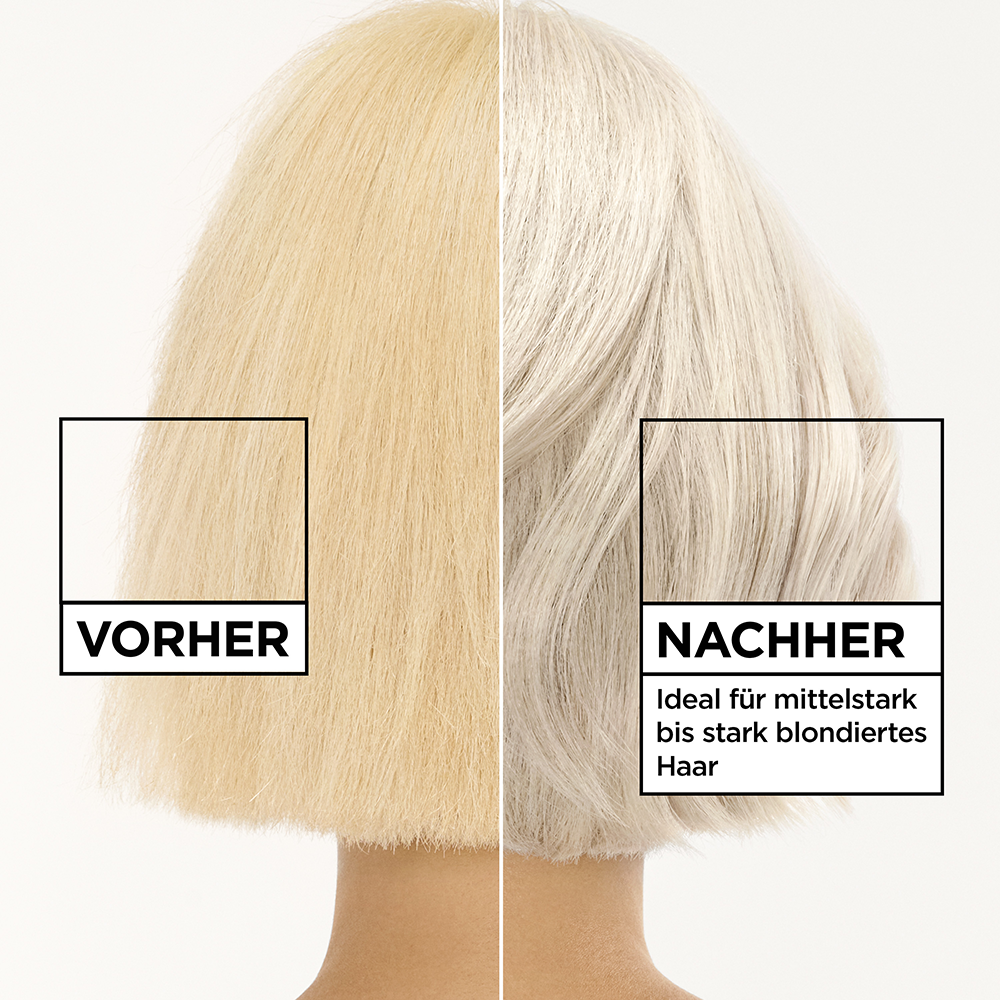 Bild: GARNIER Olia Gloss Tinted Hair Mask Scandi Blonde