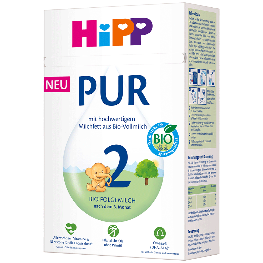 Bild: HiPP Pur 2 Bio Folgemilch