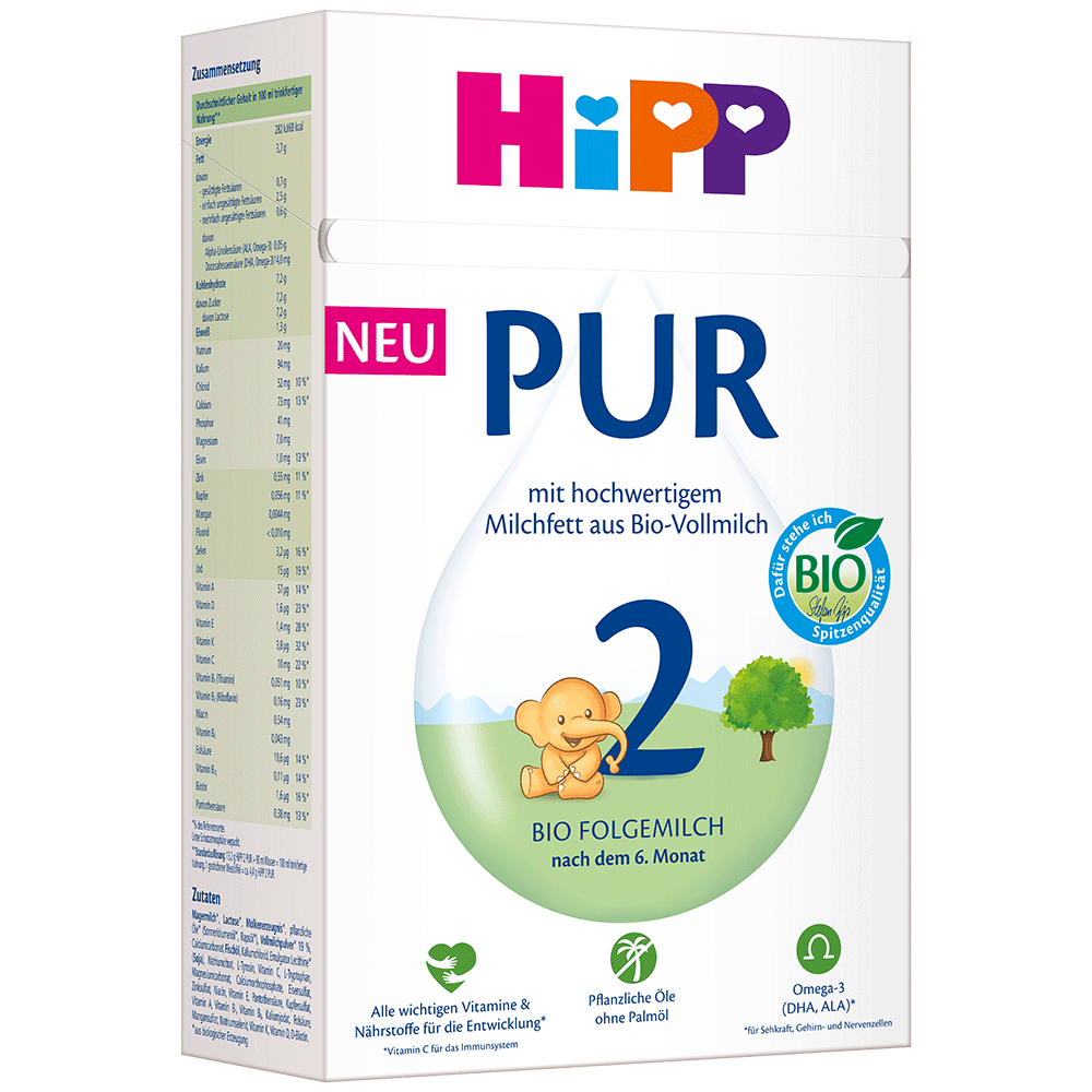 Bild: HiPP Pur 2 Bio Folgemilch