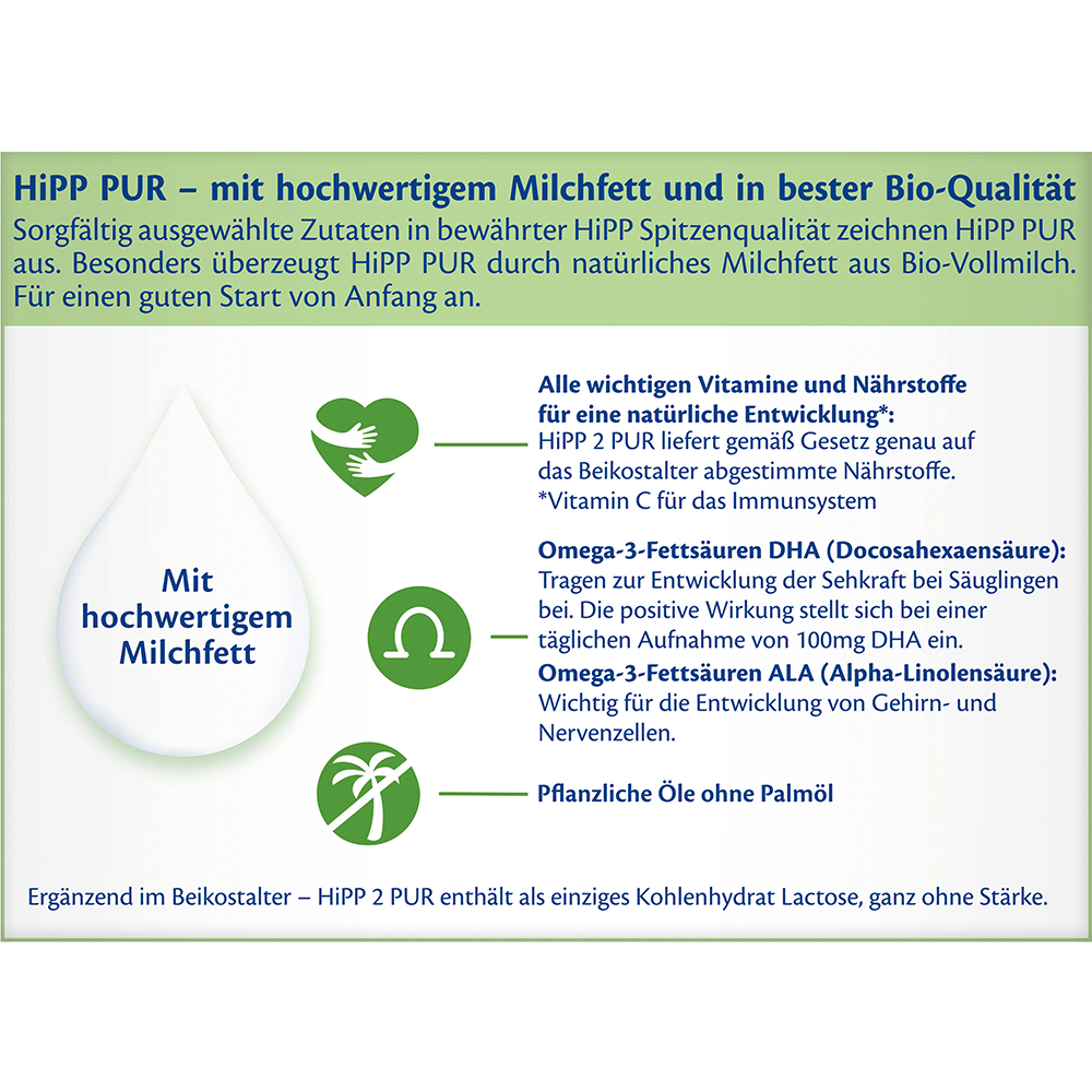 Bild: HiPP Pur 2 Bio Folgemilch