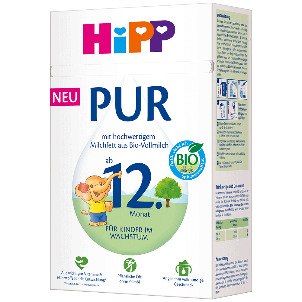 Bild: HiPP Pur Bio Kindermilch 