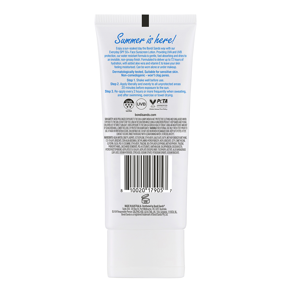 Bild: Bondi Sands Everyday Lotion Face SPF 50+ 