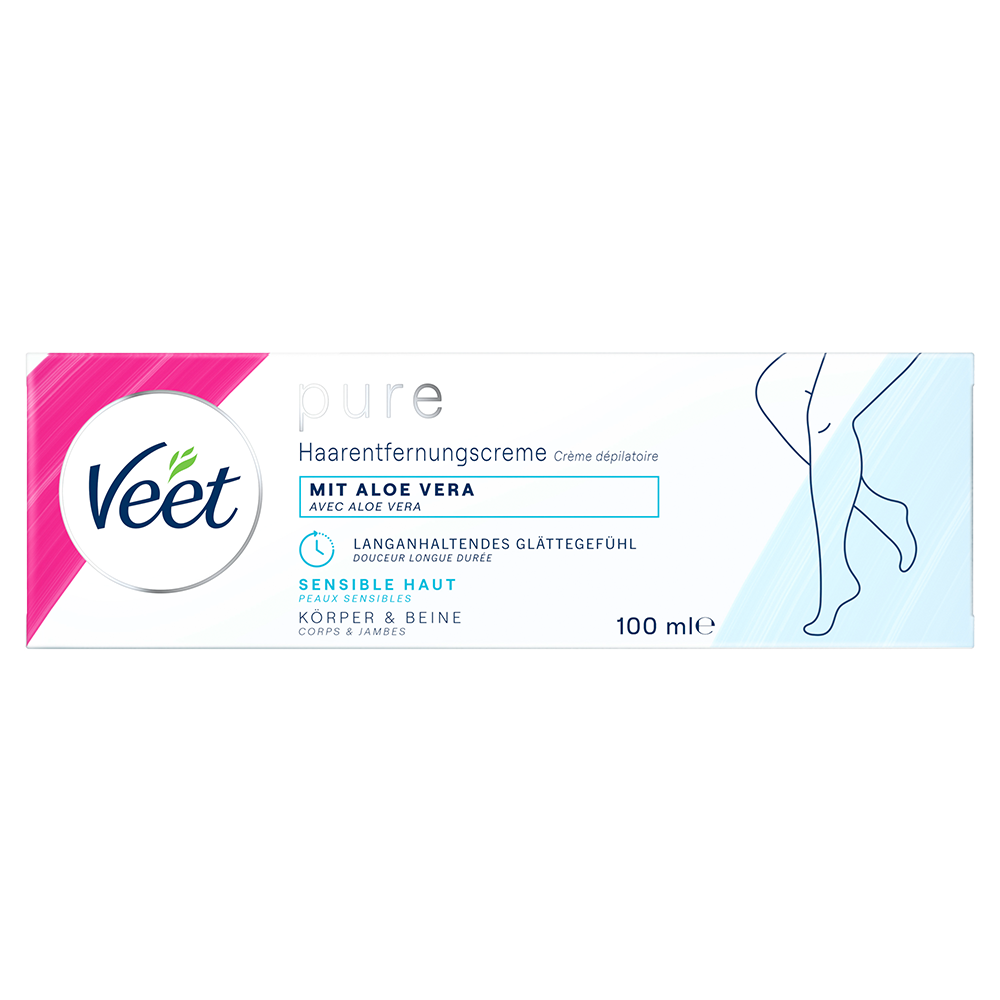 Bild: Veet Haarentfernungscreme Sensible Haut 