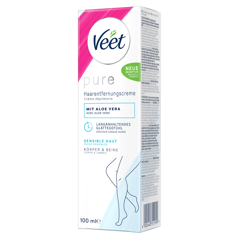 Bild: Veet Haarentfernungscreme Sensible Haut 