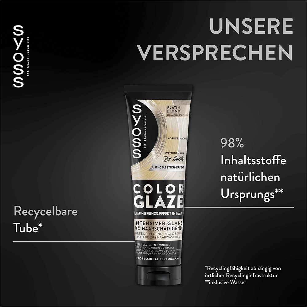 Bild: syoss Color Glaze Haartönung Platin Blond