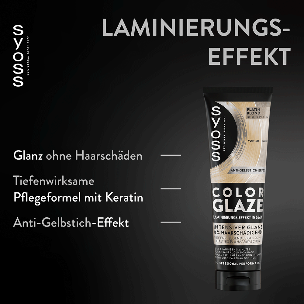 Bild: syoss Color Glaze Haartönung Platin Blond