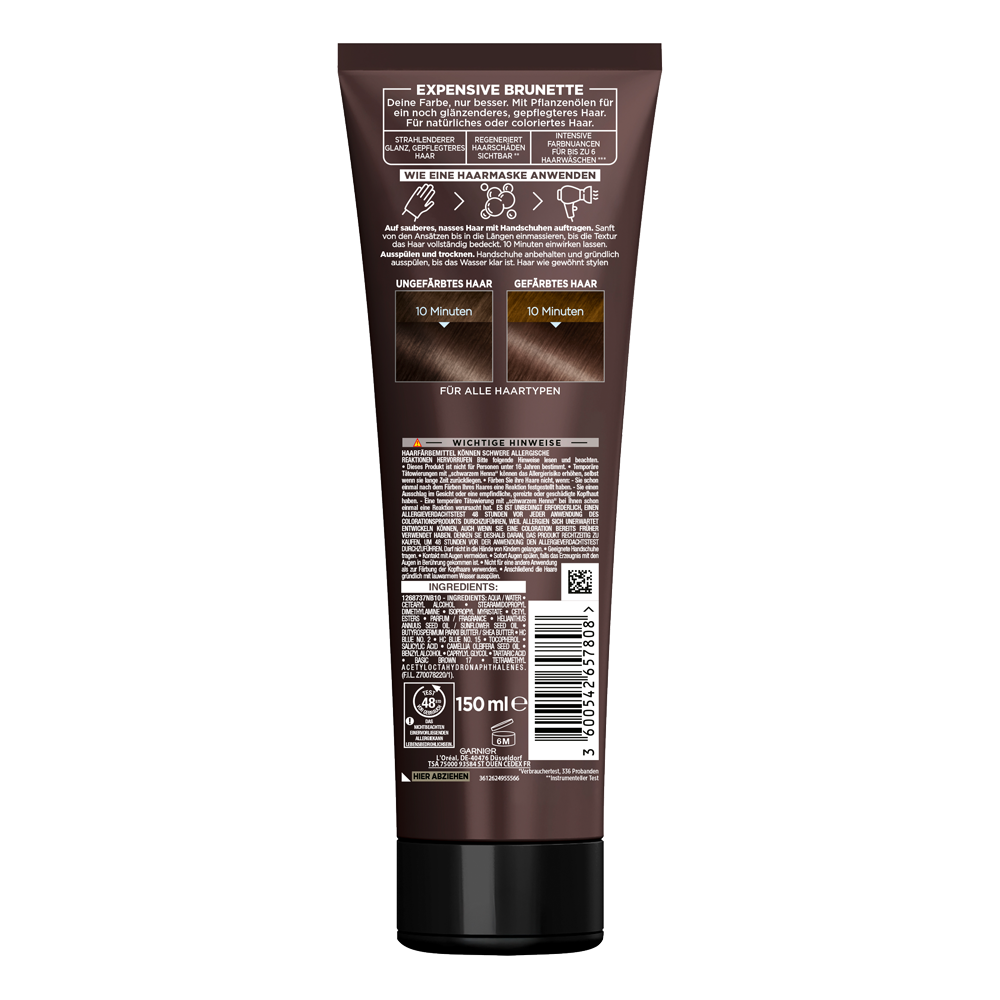 Bild: GARNIER Olia Gloss Tinted Hair Mask Expensive Brunette