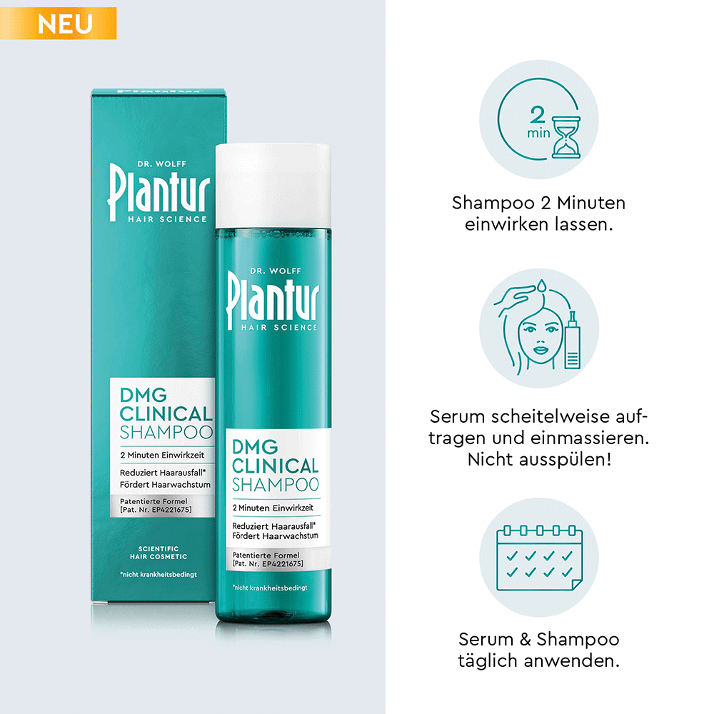 Bild: Plantur DMG Clinical Shampoo 