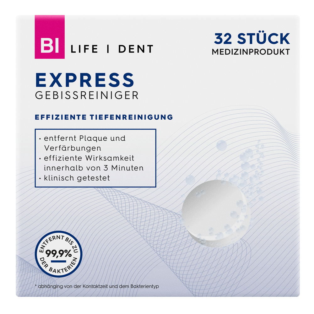 Bild: BI LIFE DENT Express Gebissreiniger