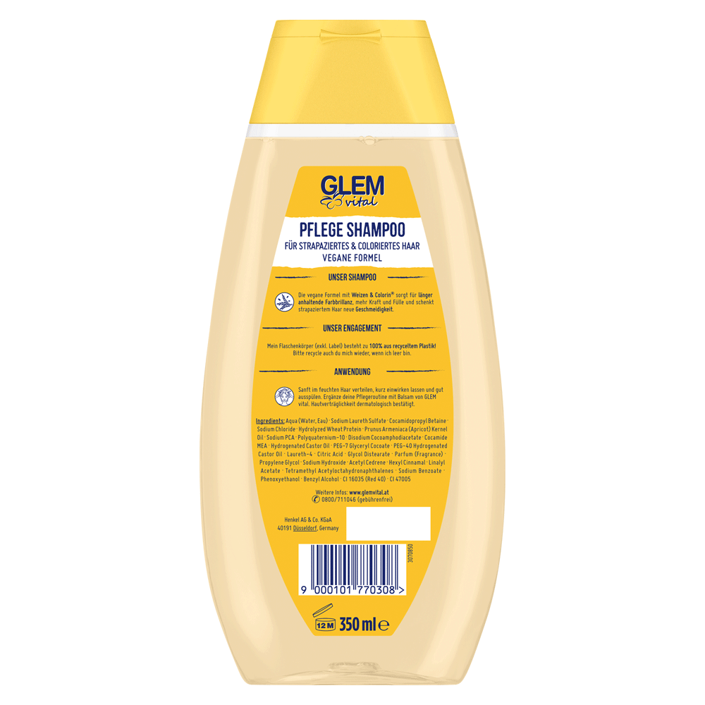 Bild: GlemVital Pflege Shampoo Farbschutz und Glanz 