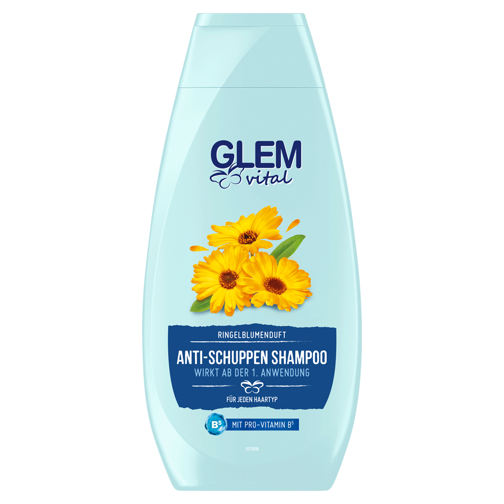 Bild: GlemVital Shampoo Anti-Schuppen Ringelblume 