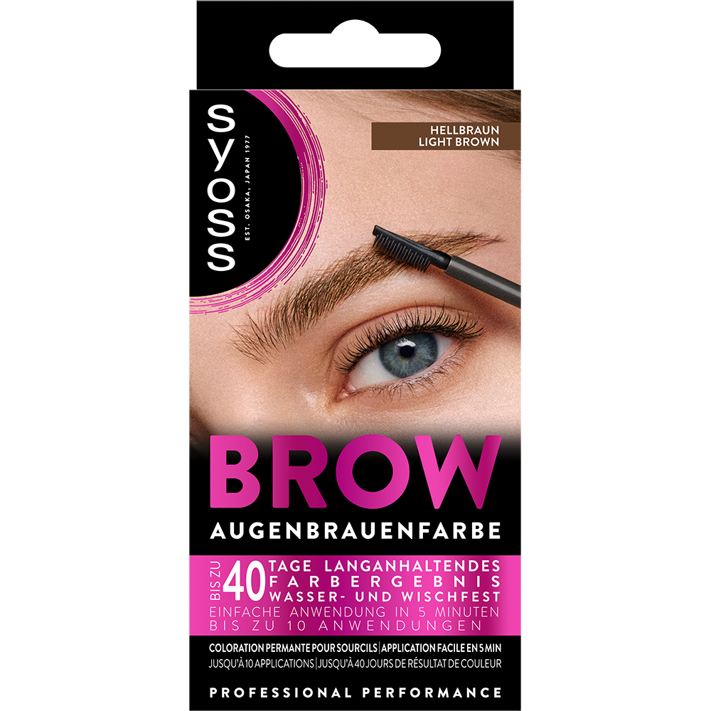 Bild: syoss Augenbrauen Farbe Hellbraun