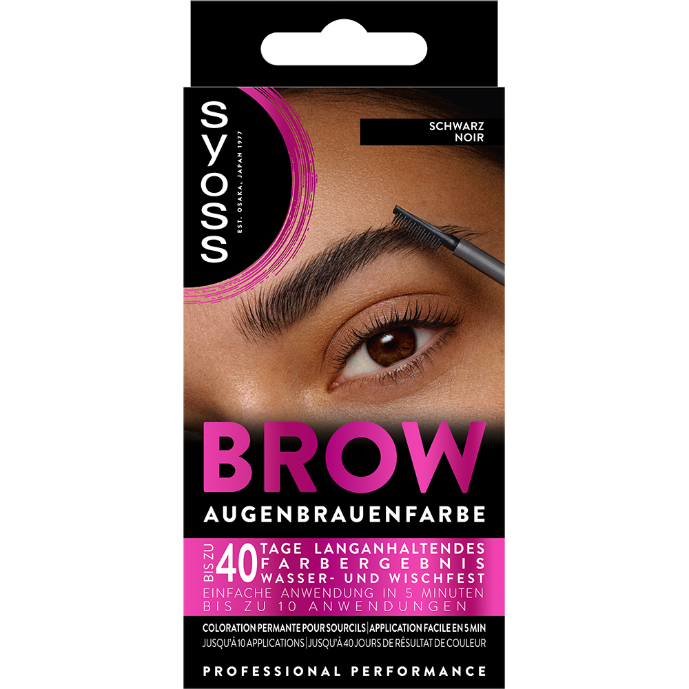 Bild: syoss Augenbrauen Farbe Schwarz