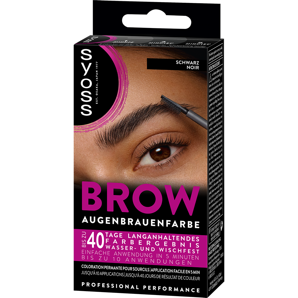 Bild: syoss Augenbrauen Farbe Schwarz