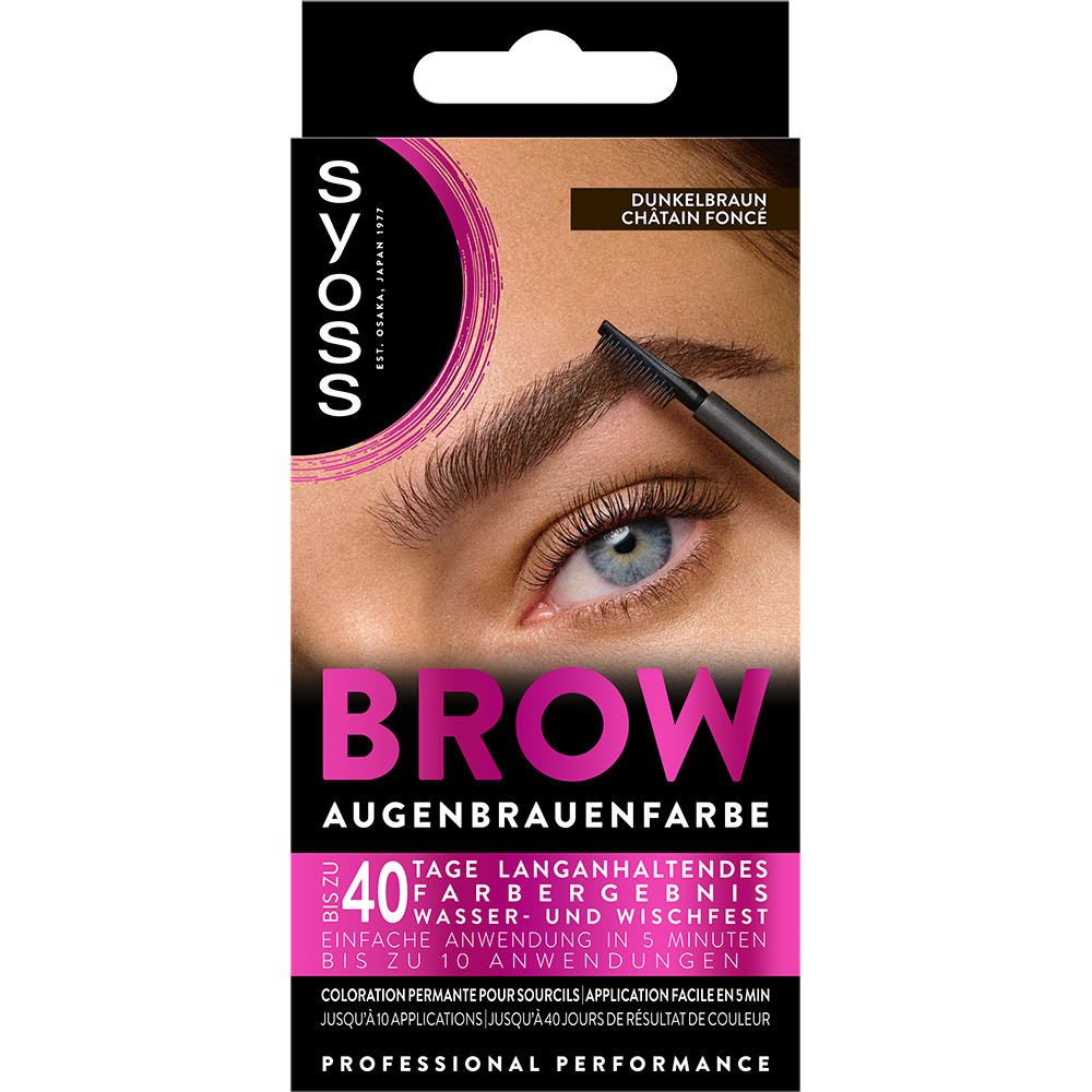 Bild: syoss Augenbrauen Farbe Dunkelbraun