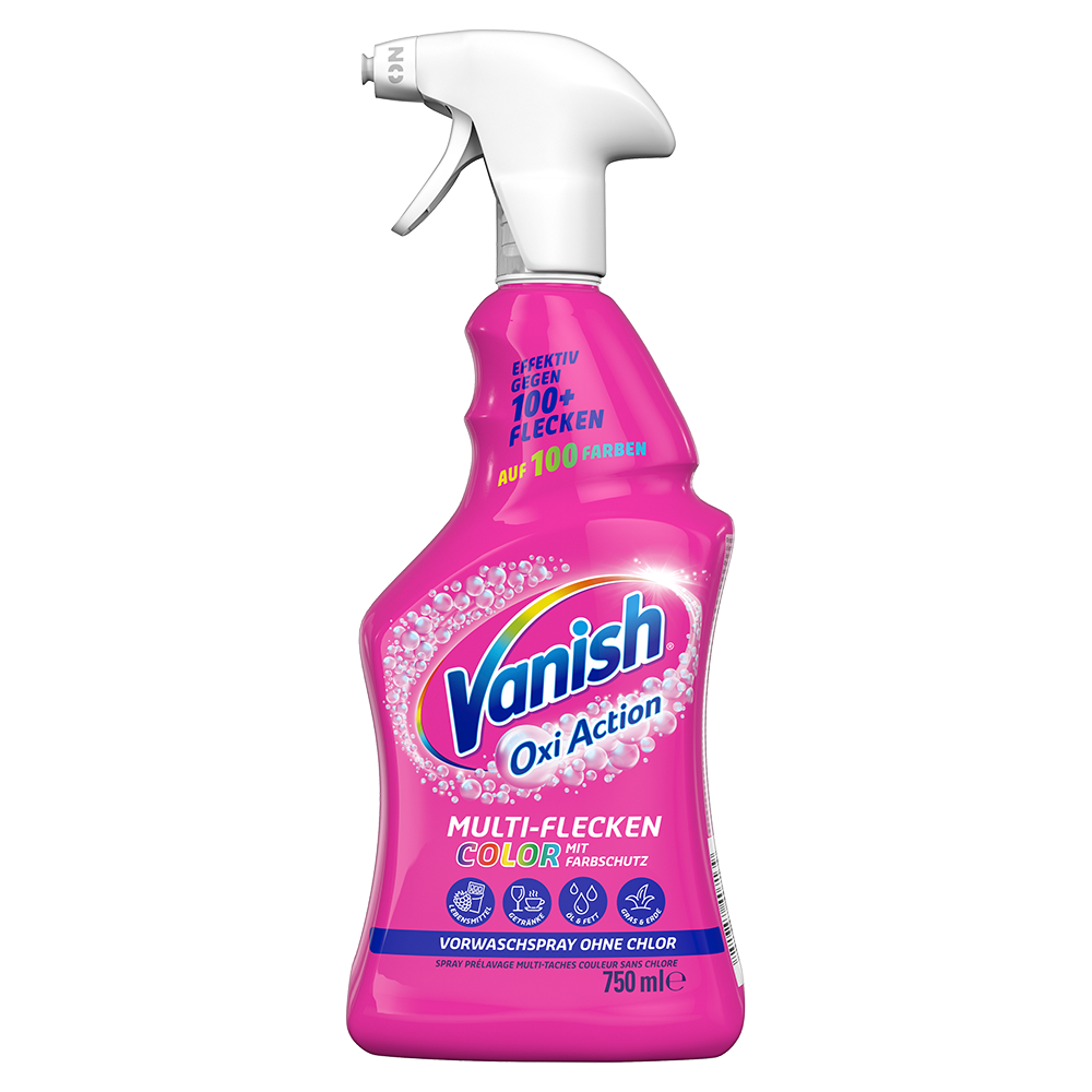 Bild: Vanish OxiAction Vorwasch Spray 