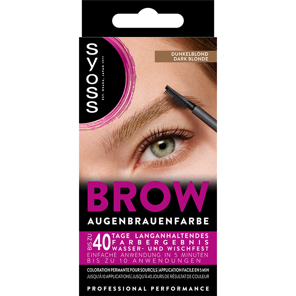 Bild: syoss Augenbrauen Farbe Dunkelblond