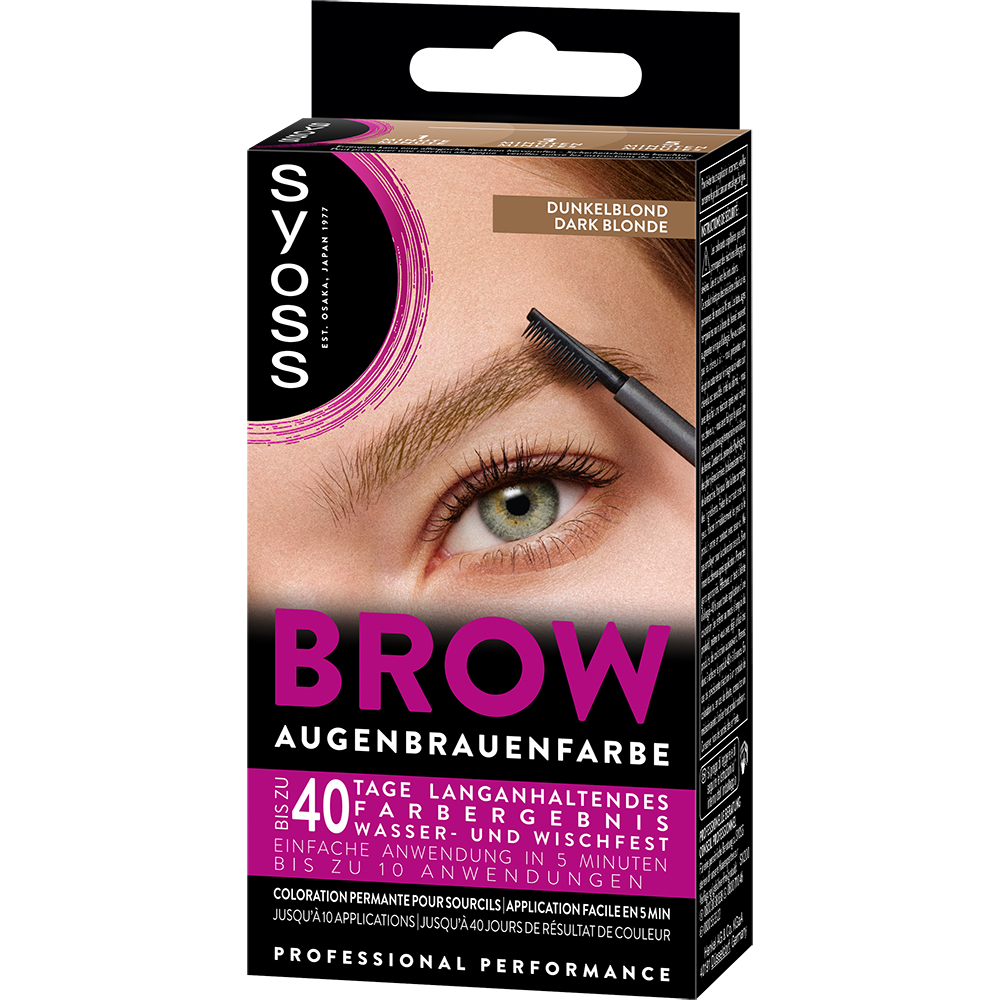 Bild: syoss Augenbrauen Farbe Dunkelblond