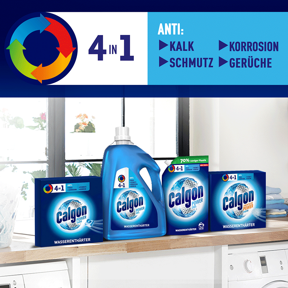 Bild: Calgon 4In1 Tabs 