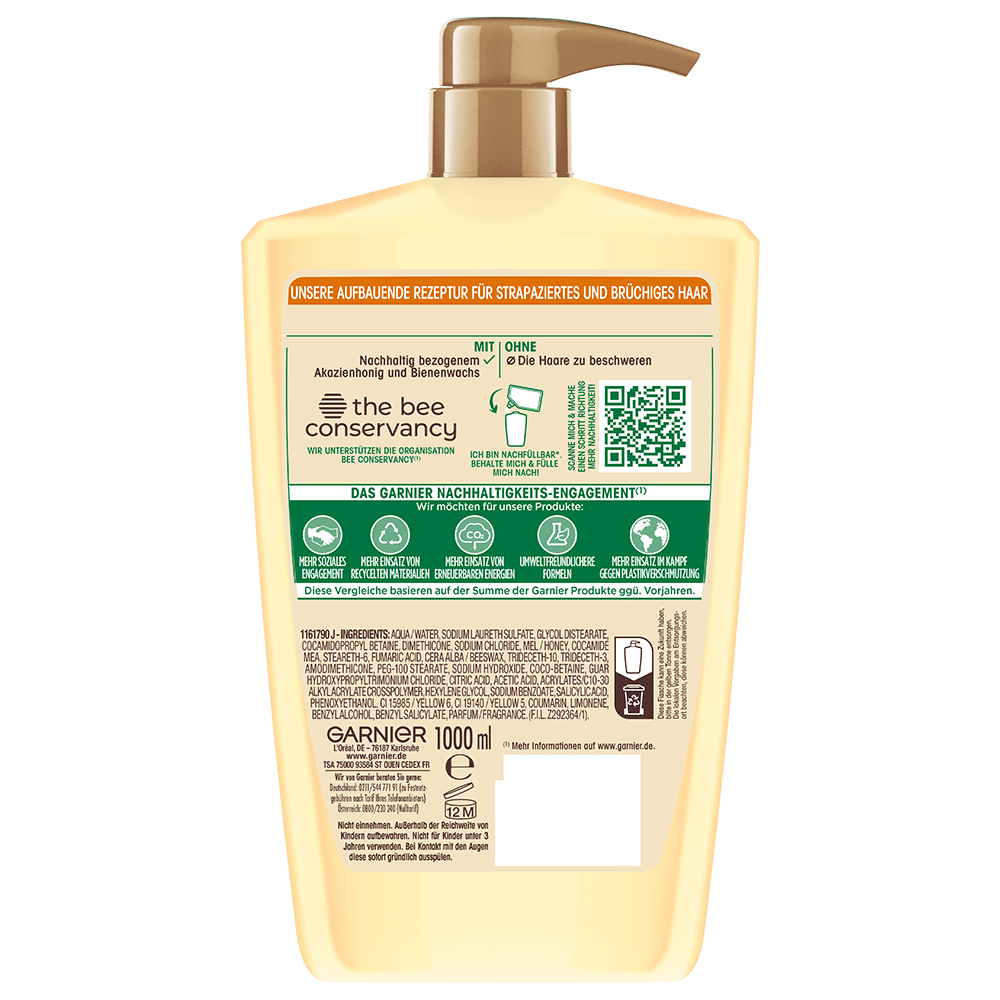 Bild: GARNIER Wahre Schätze Reparierendes Shampoo Honig Schätze 
