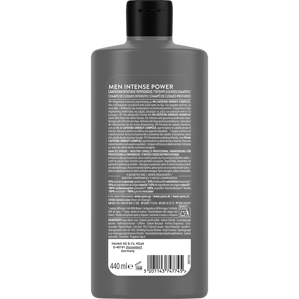 Bild: syoss Men Shampoo Intense Power 