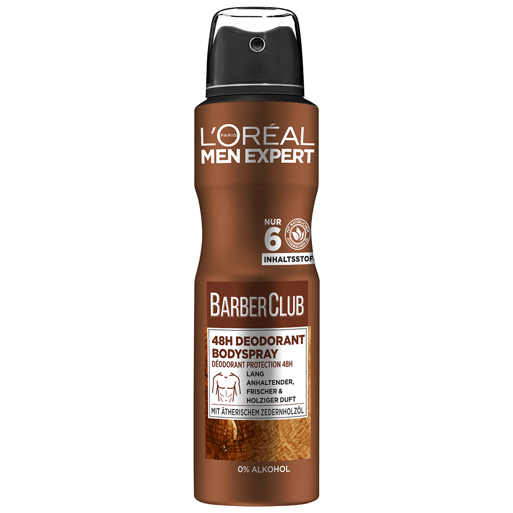 Bild: L'ORÉAL PARIS MEN EXPERT Barber Club 48h Deo Spray 