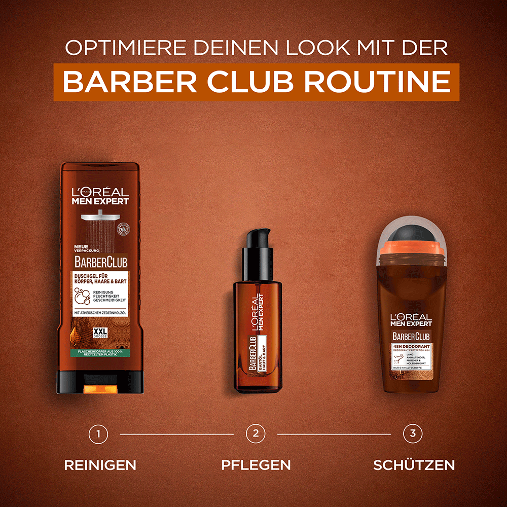 Bild: L'ORÉAL PARIS MEN EXPERT Barber Club 48h Deo Roll-On