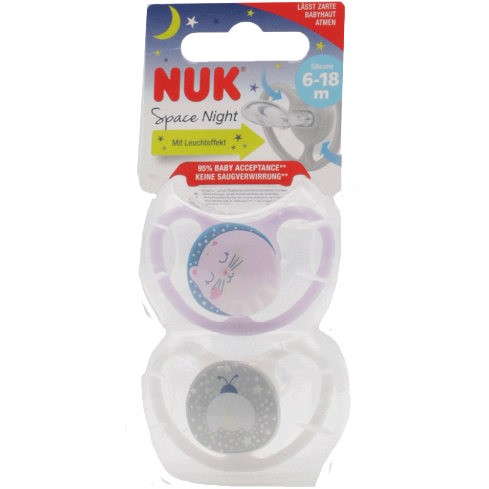 Bild: NUK Space Night Schnuller Gr. 2 