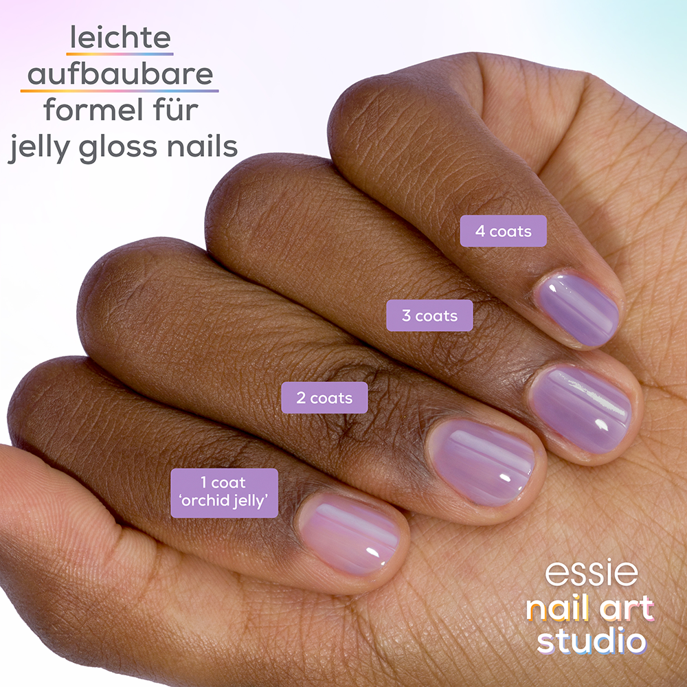 Bild: Essie Nagellack Jelly Gloss Orchid Jelly