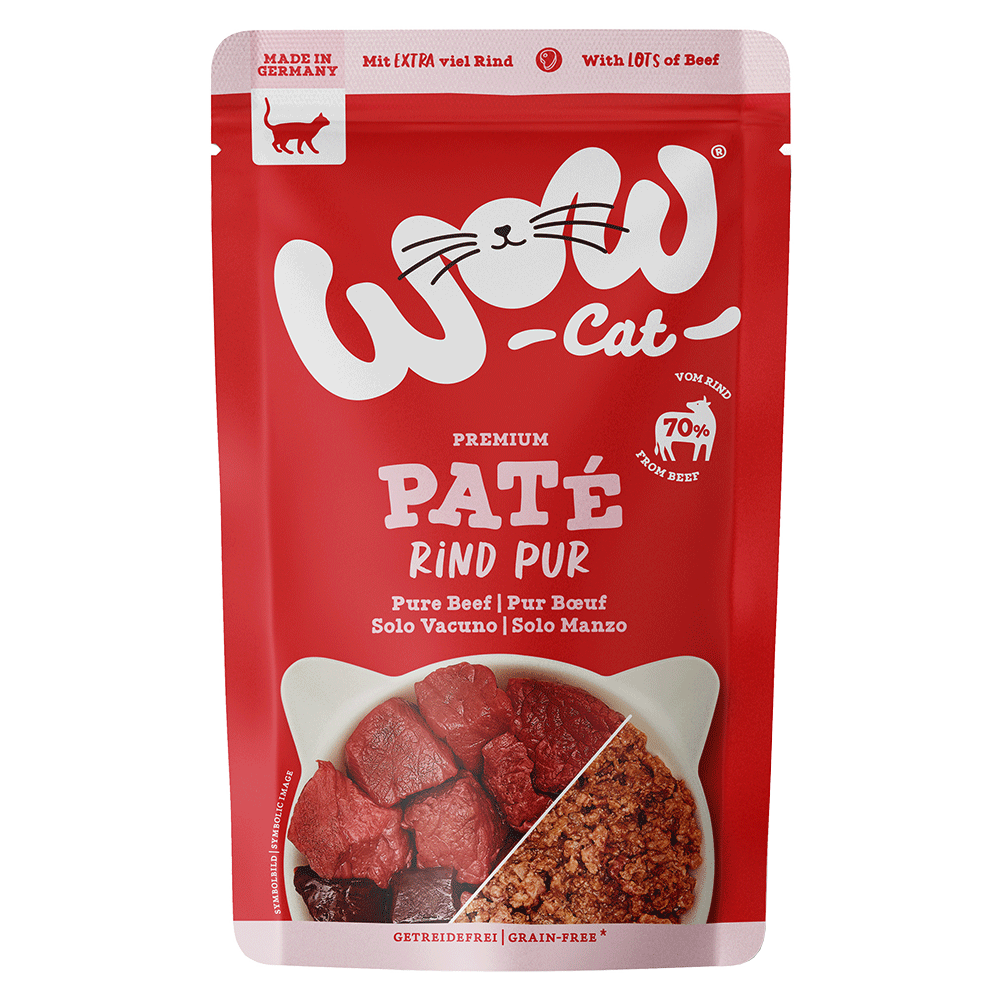 Bild: WOW Cat Paté Rind Pur