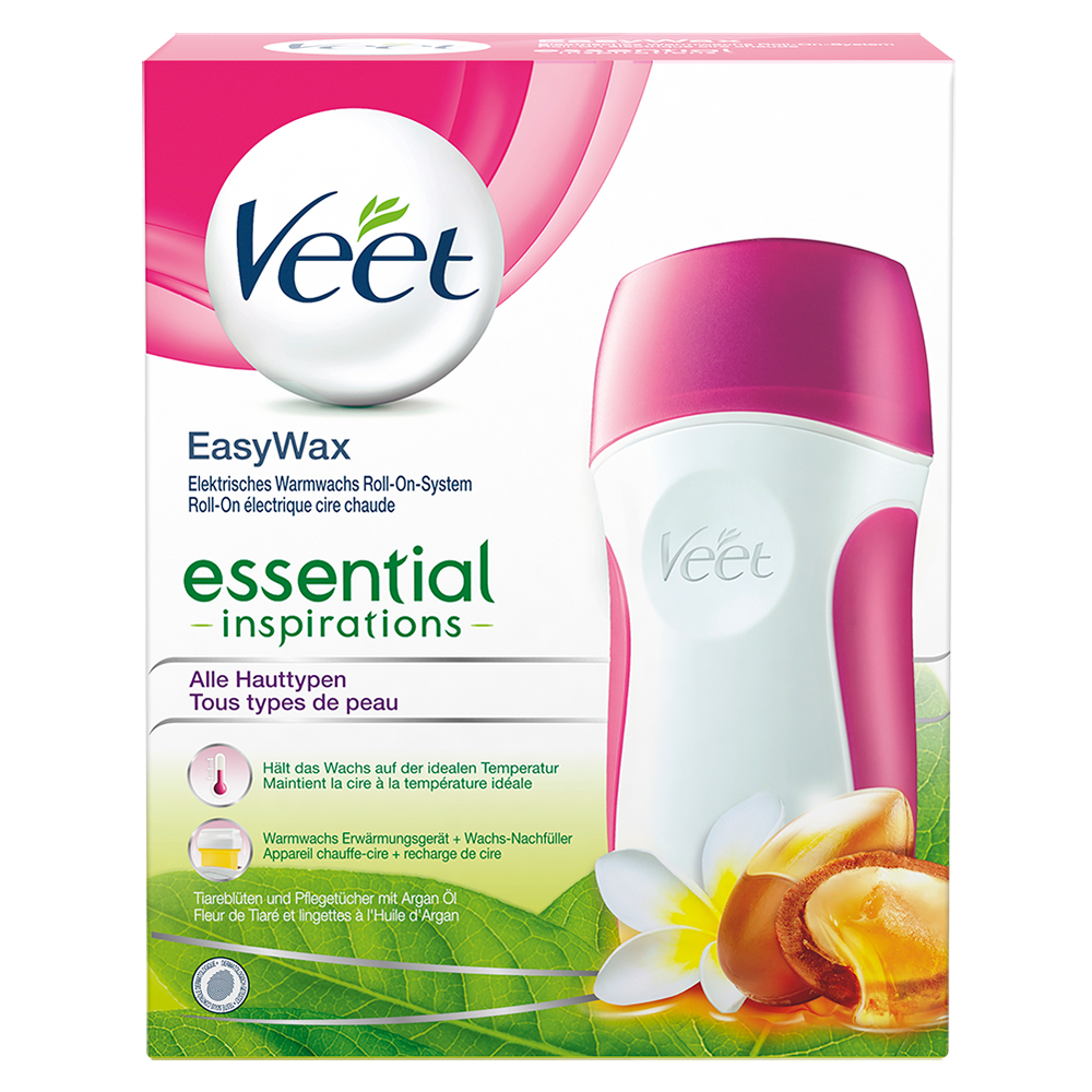 Bild: Veet EasyWax Elektrisches Warmwachs Roll-On-System 