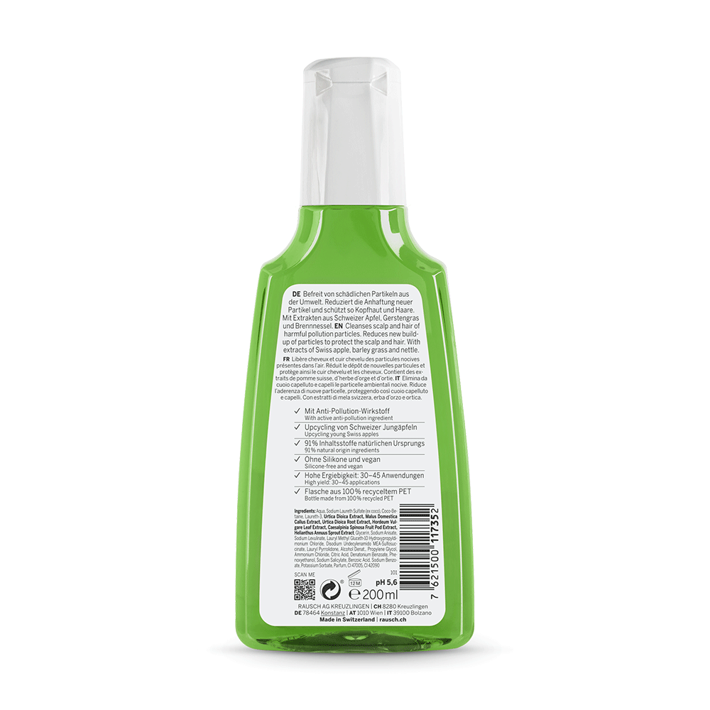 Bild: RAUSCH Anti Pollution Shampoo Schweizer Apfel 