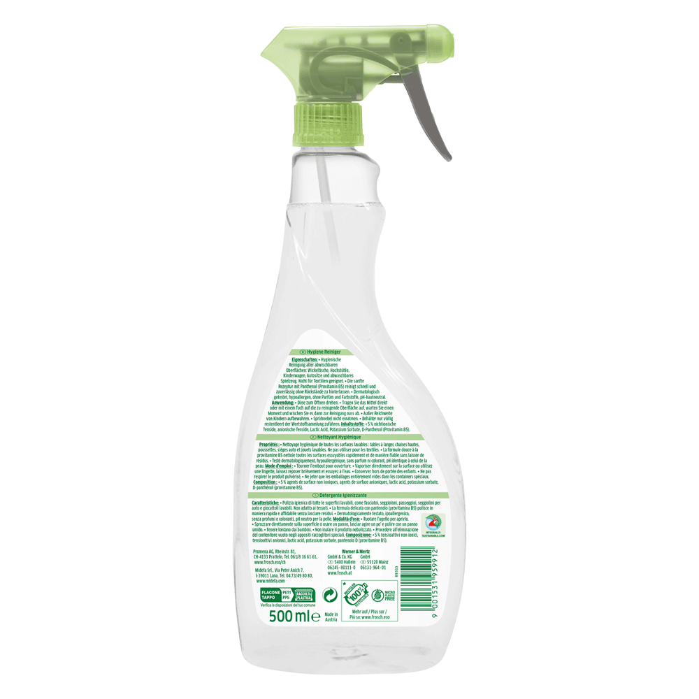 Bild: Frosch Baby Hygiene Reiniger 