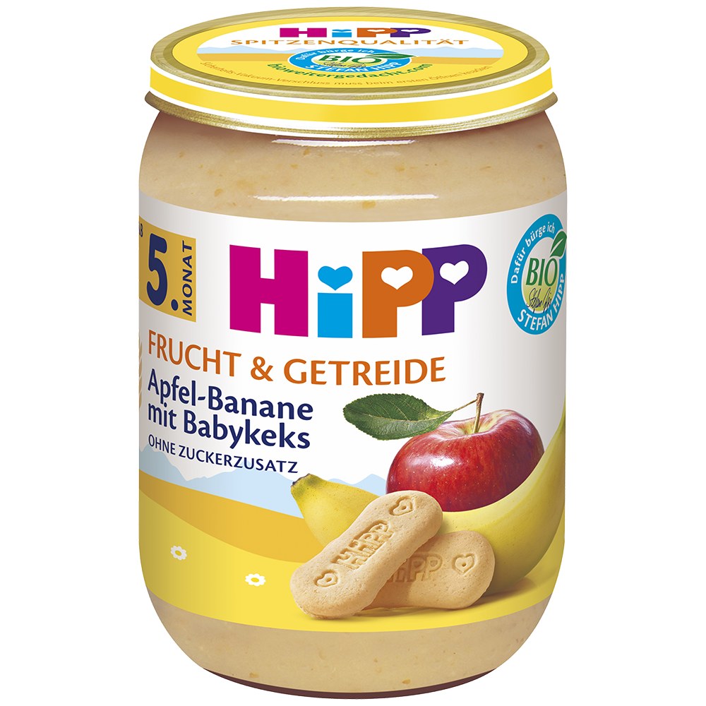 Bild: HiPP Apfel Banane mit Babykeks 