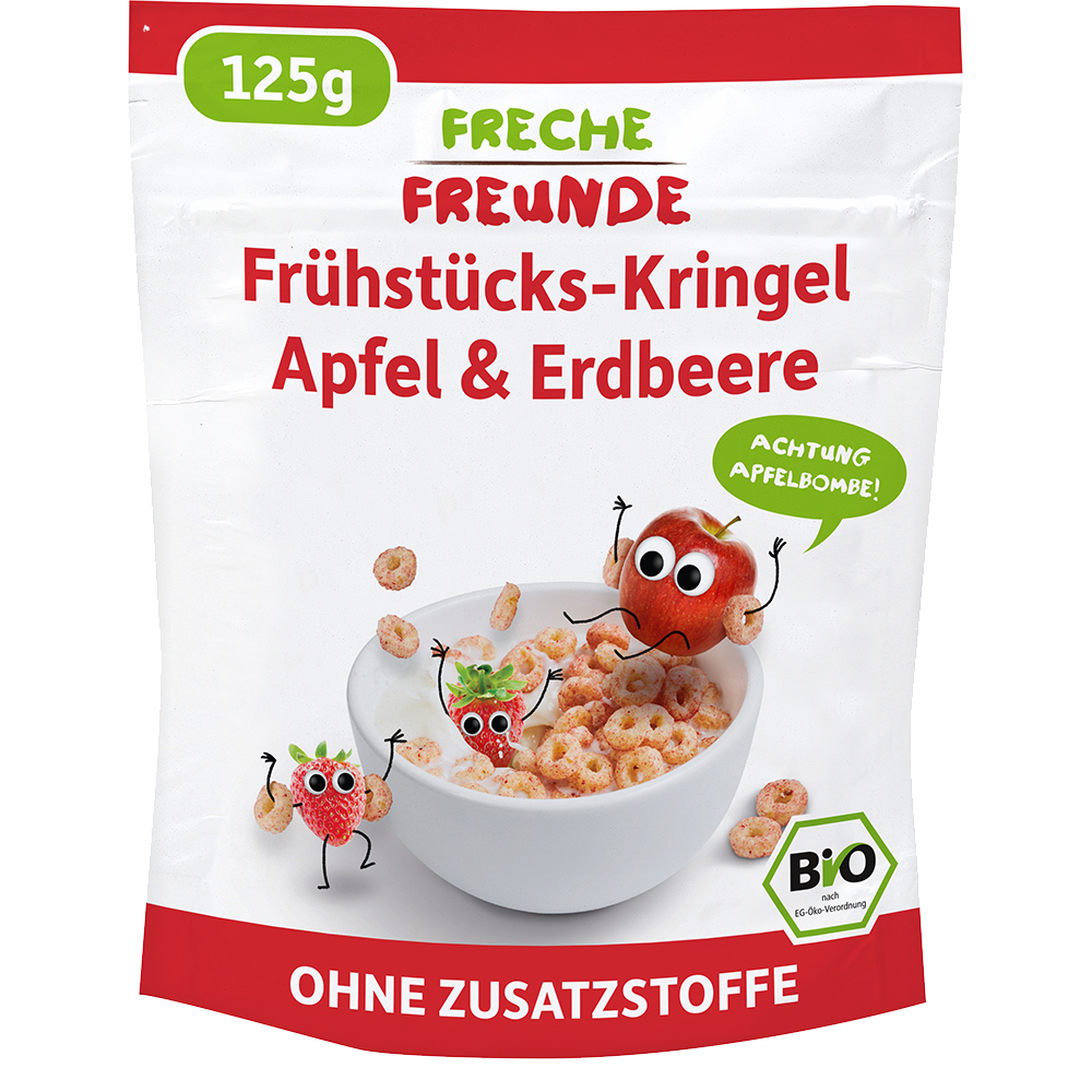 Bild: Freche Freunde Frühstücks-Kringel Apfel-Erdbeere 