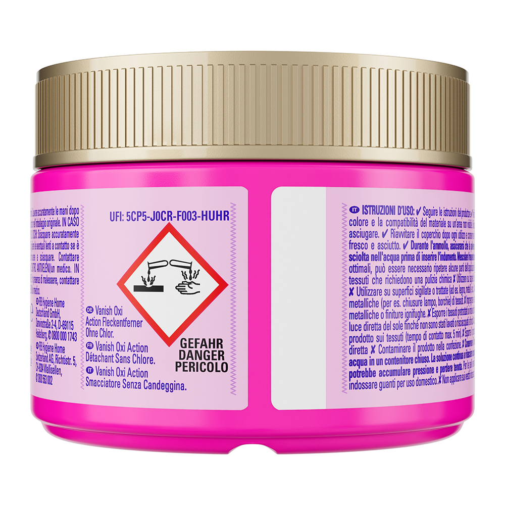 Bild: Vanish OxiAction Fleckenentferner Wäsche Booster Pulver Ohne Chlor 
