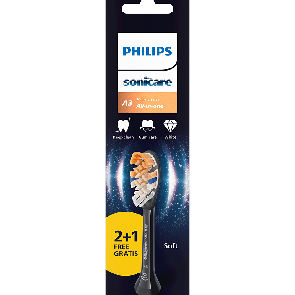 Bild: PHILIPS SONICARE Aufsteckbürsten A3 Premium All in One 