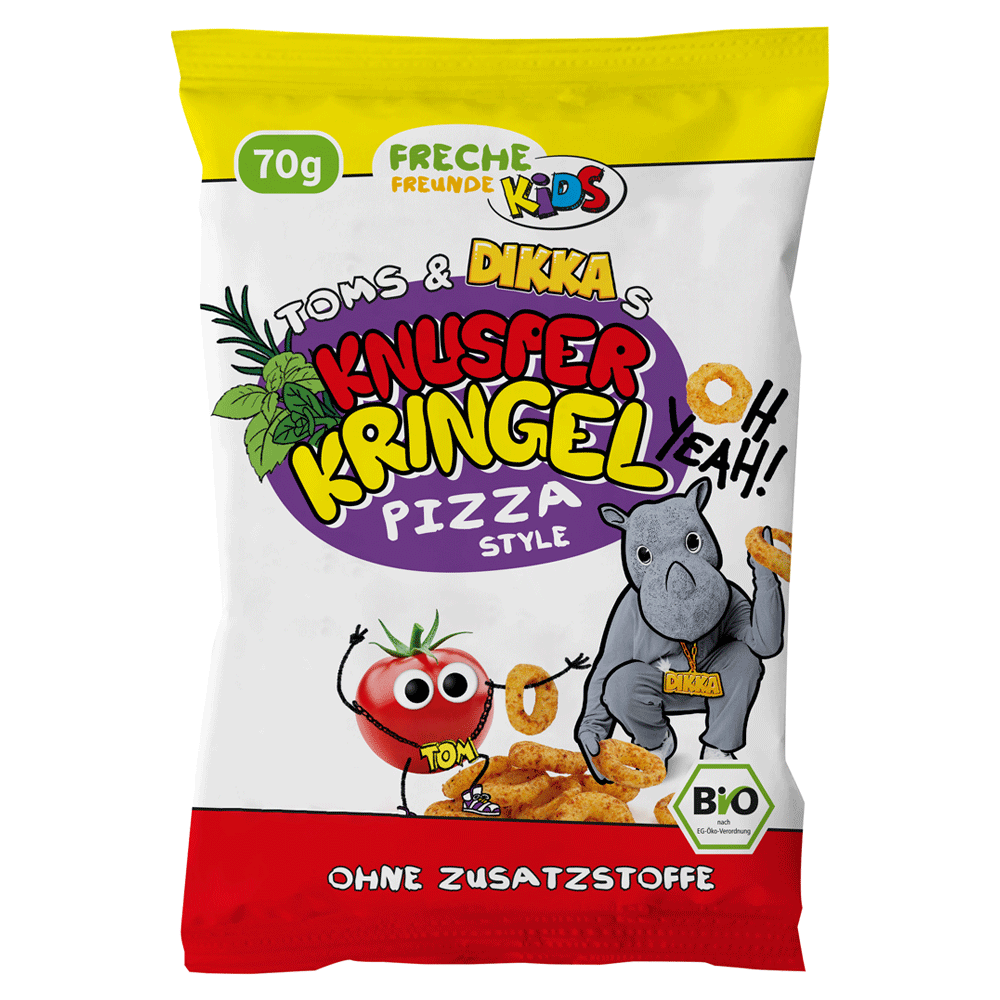 Bild: Freche Freunde Toms und Dikka Knusper Kringel Pizza Style 