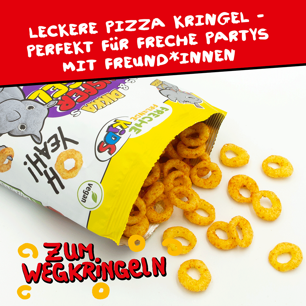 Bild: Freche Freunde Toms und Dikka Knusper Kringel Pizza Style 