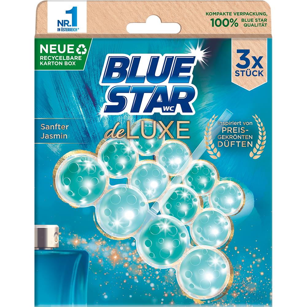Bild: Blue Star duLuxe WC-Steine Sanfter Jasmin 