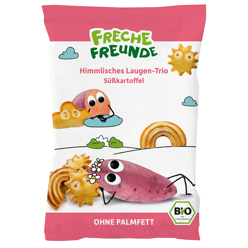 Bild: Freche Freunde Himmlisches Laugen-Trio Süßkartoffel 