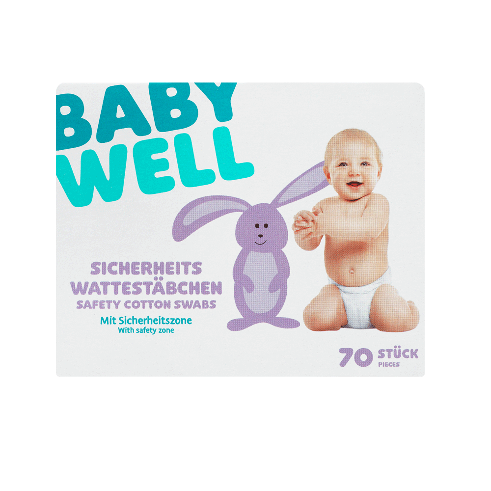 Bild: BABYWELL Sicherheitswattestäbchen 