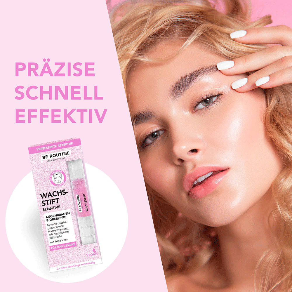 Bild: BE ROUTINE Wachsstift Sensitive Augenbrauen & Oberlippe 